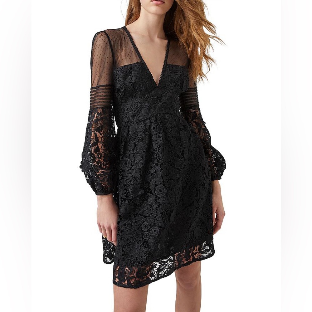 Bilan Lace French Connection dress size 2 black